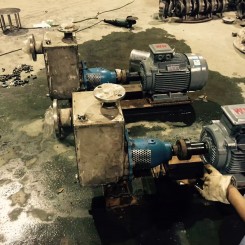 化工泵(bèng)使用現場(chang)