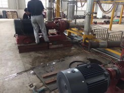 化工泵(bèng)使用現場(chang)